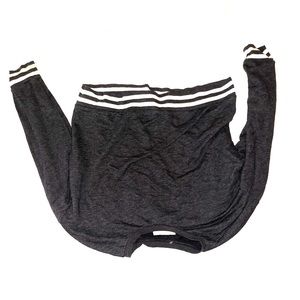 Long sleeve crop top